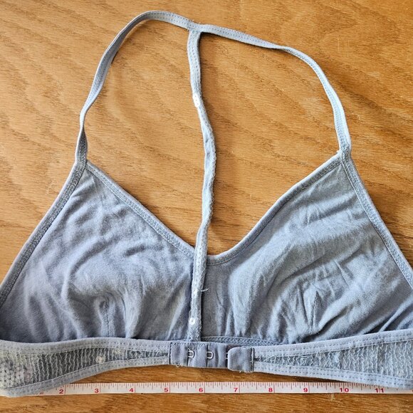 Chan Luu Sequin T-Back Bra Dusty Blue small - Picture 3 of 4